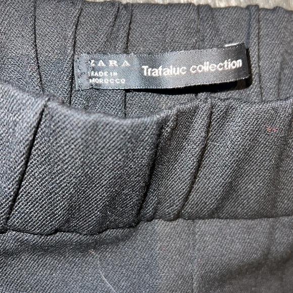 Zara black red white side stripes  jogger pants Sz XS - Picture 8 of 14